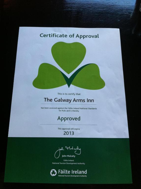Galway Arms Inn Eksteriør bilde
